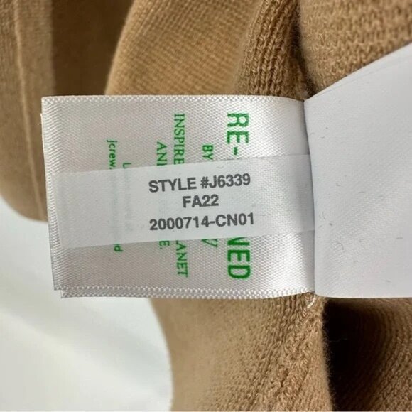 J. Crew Juliette Collarless Open Front Cardigan Sweater Blazer Small - Picture 10 of 13